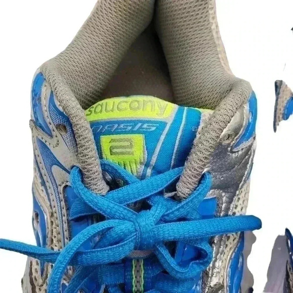 Saucony Womens Oasis 2 Running Shoes Pink S15209-9 Lace Up Low Top Mesh 9.5 - Picture 3 of 7